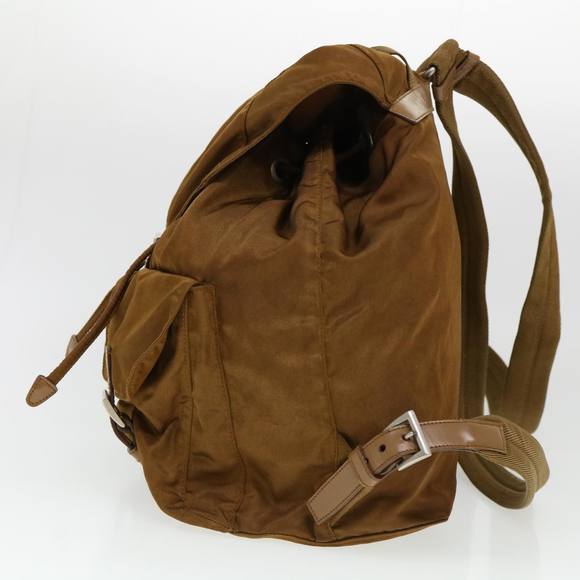 PRADA Backpack Nylon Bronze Auth 38309 - Picture 3 of 10